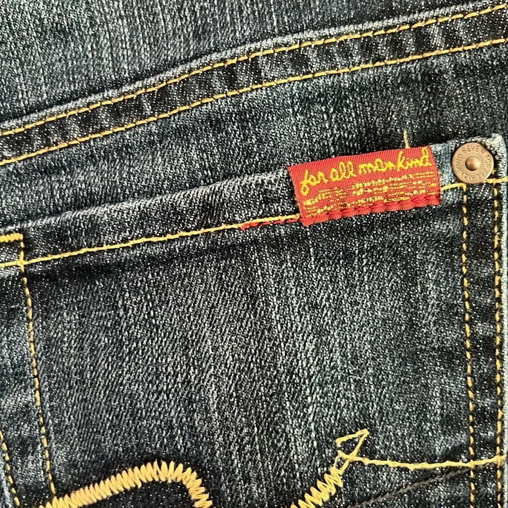 Seven For All Mankind cuffed denim mini shorts_4